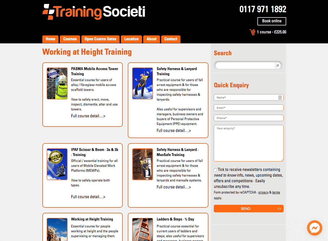 Training Societi Courses