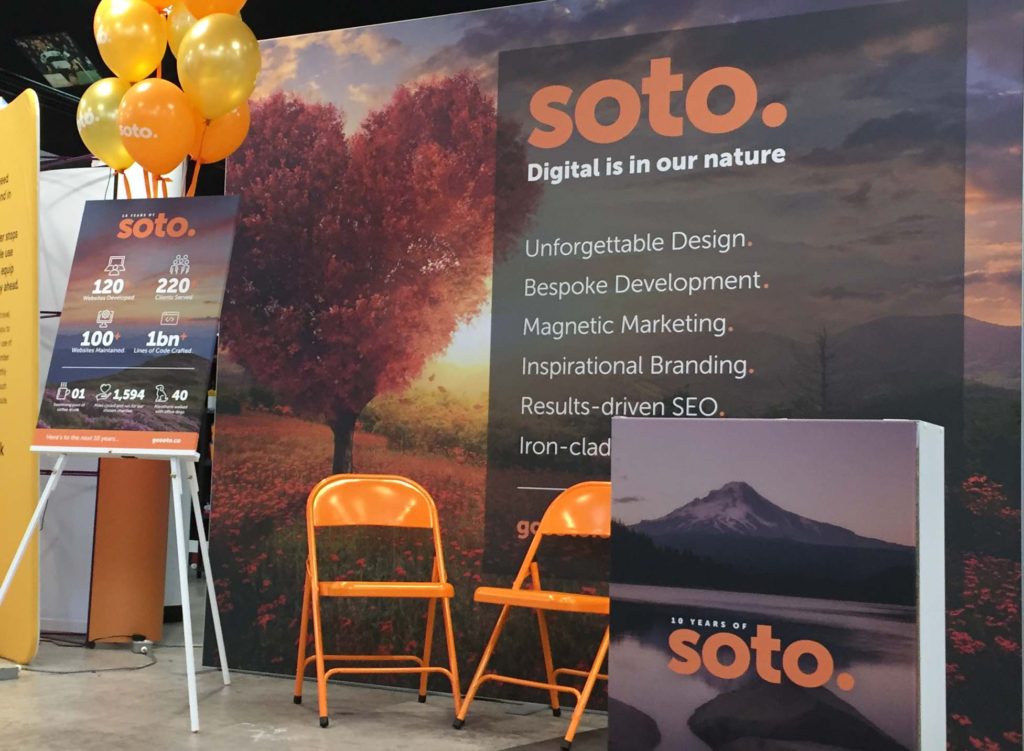 The Soto stand at BSSW 2019