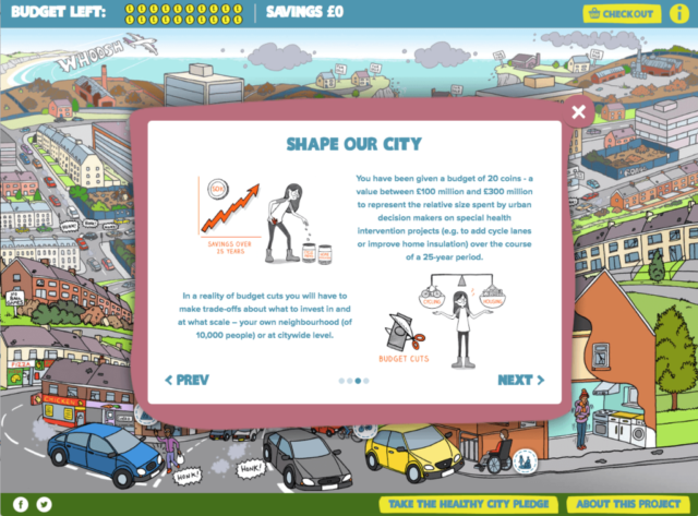Shape our city game